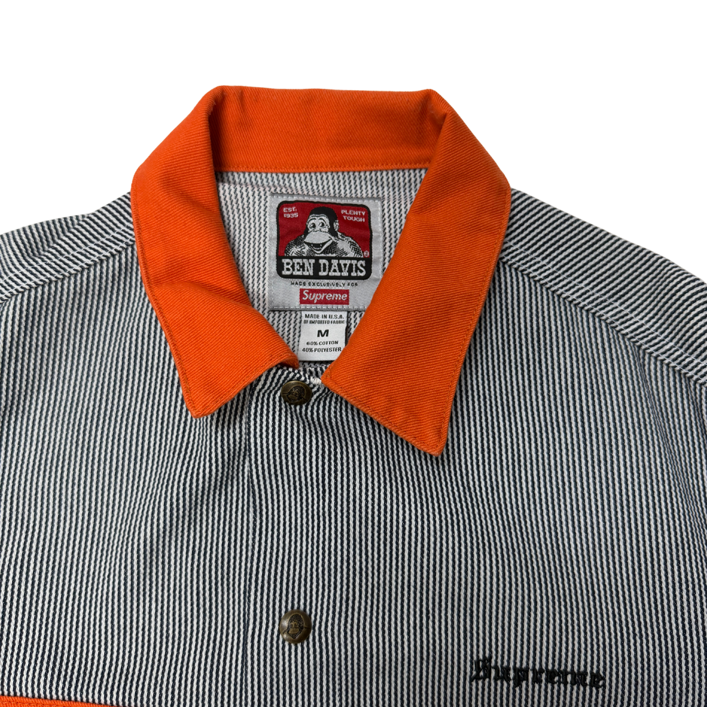 Supreme Ben Davis Chore Coat - Hickory Stripe