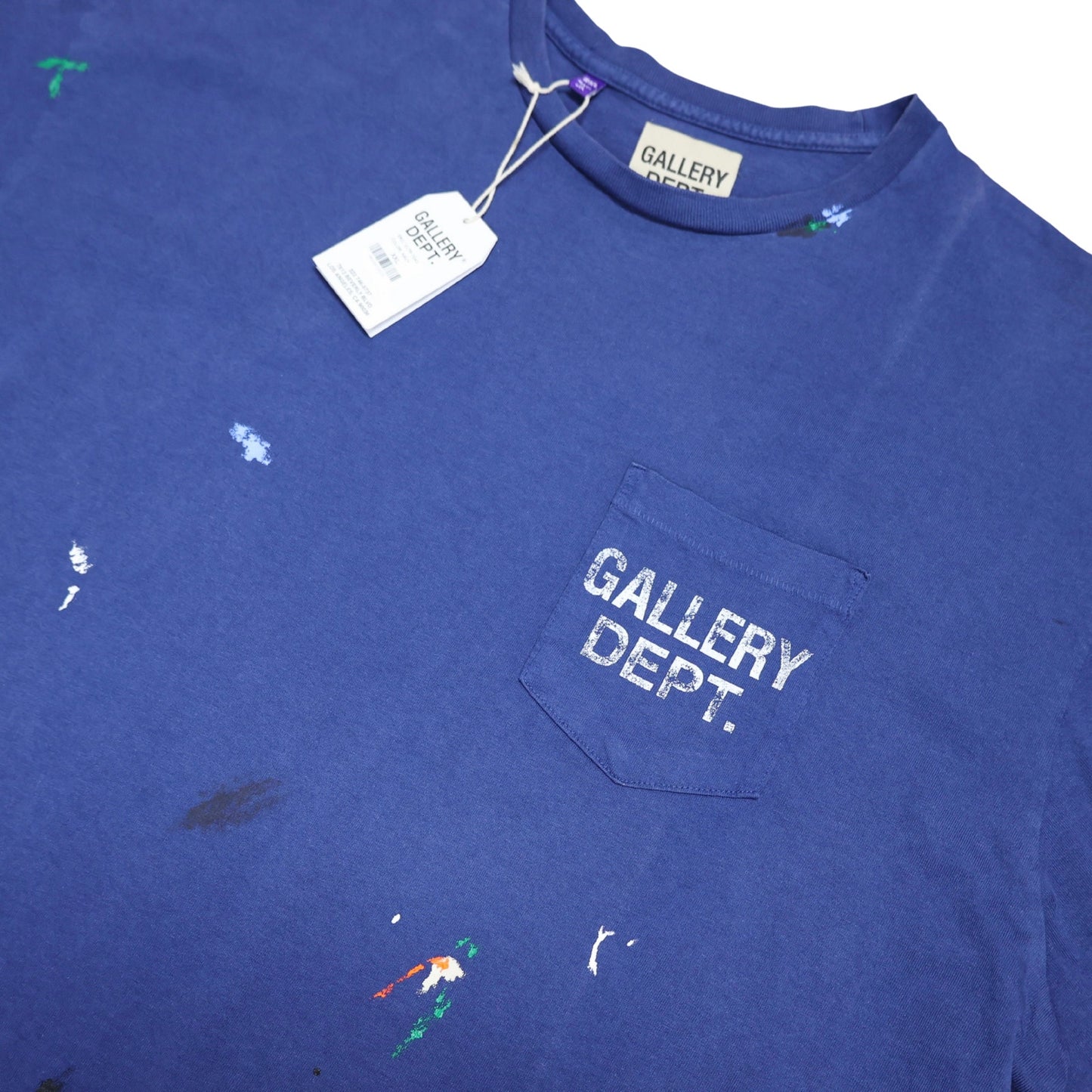 Gallery Dept. Vintage Logo Painted T Shirt Navy