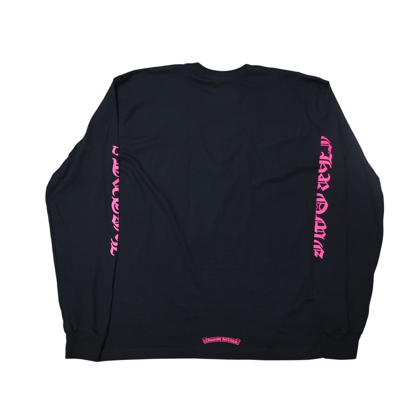 Chrome Hearts Long Sleeve Pocket Crew Hot Pink/Black