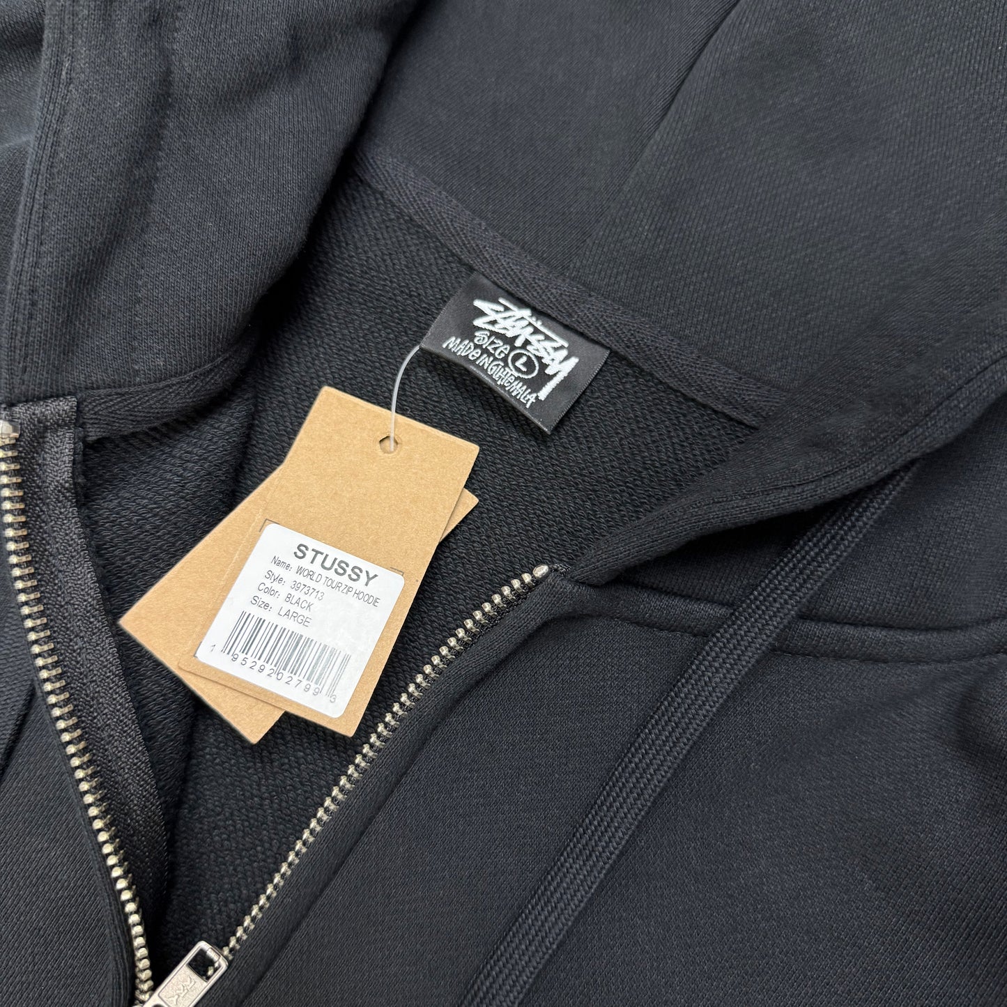 Stussy World Tour Zip Up Hoodie