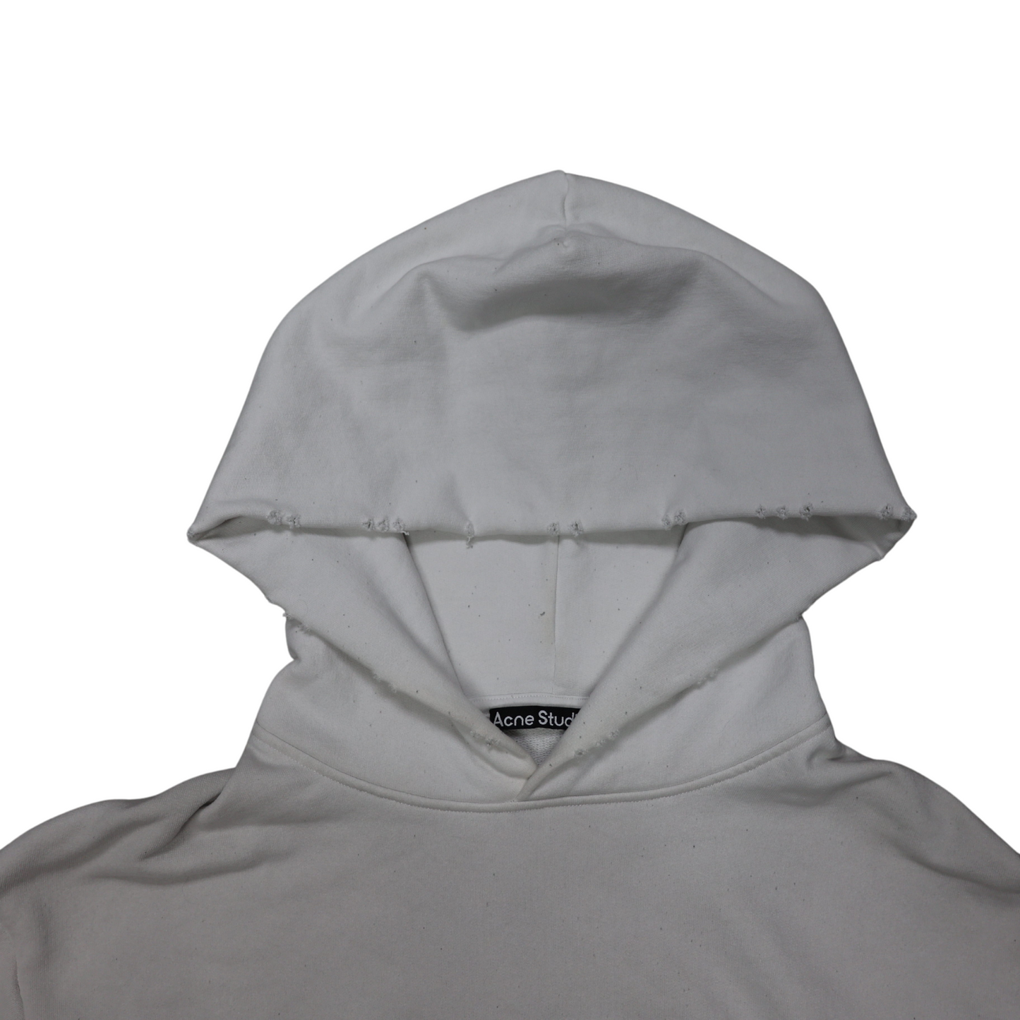 Acne Studios Distressed Back Logo Hoodie