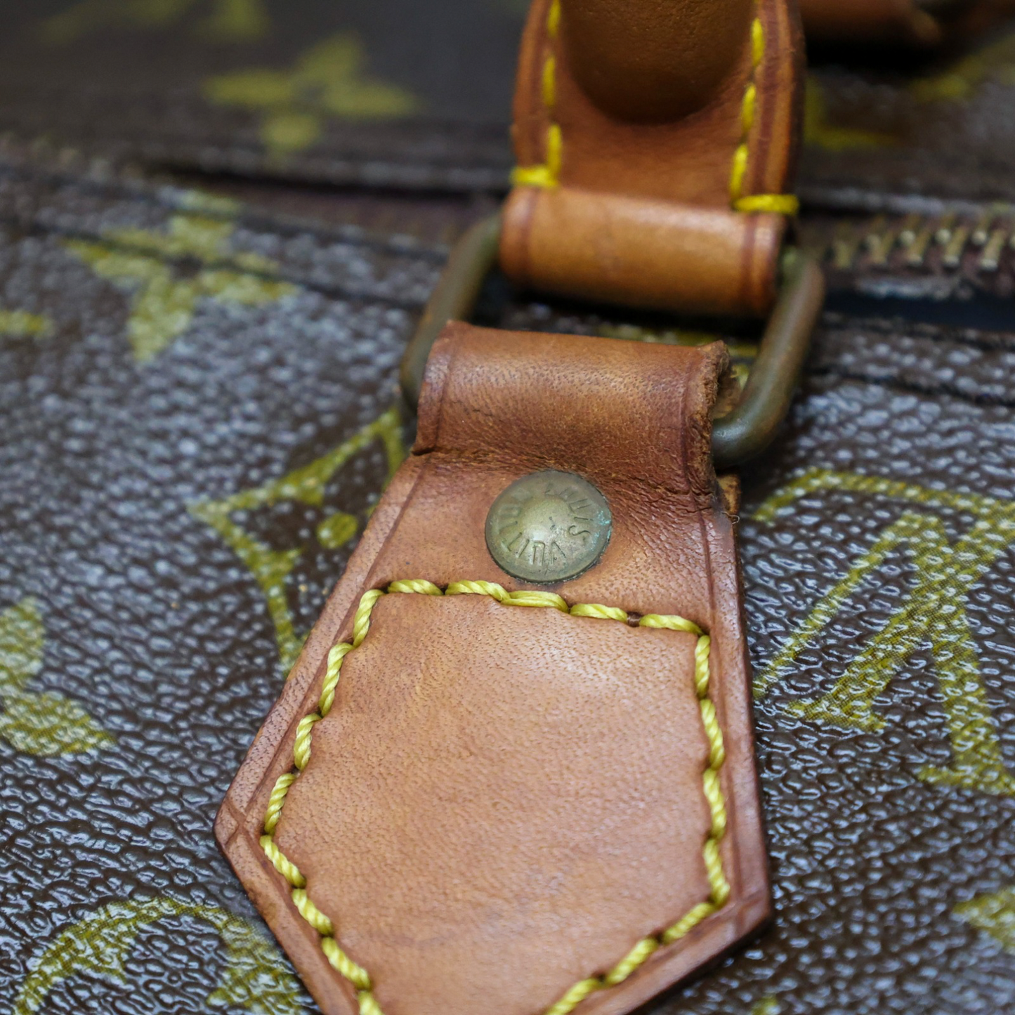 Louis Vuitton Speedy 35 Boston Bag Handbag Brown
