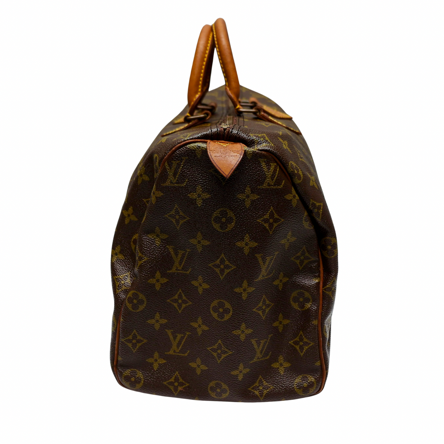 Louis Vuitton Speedy 35 Boston Bag Handbag Brown