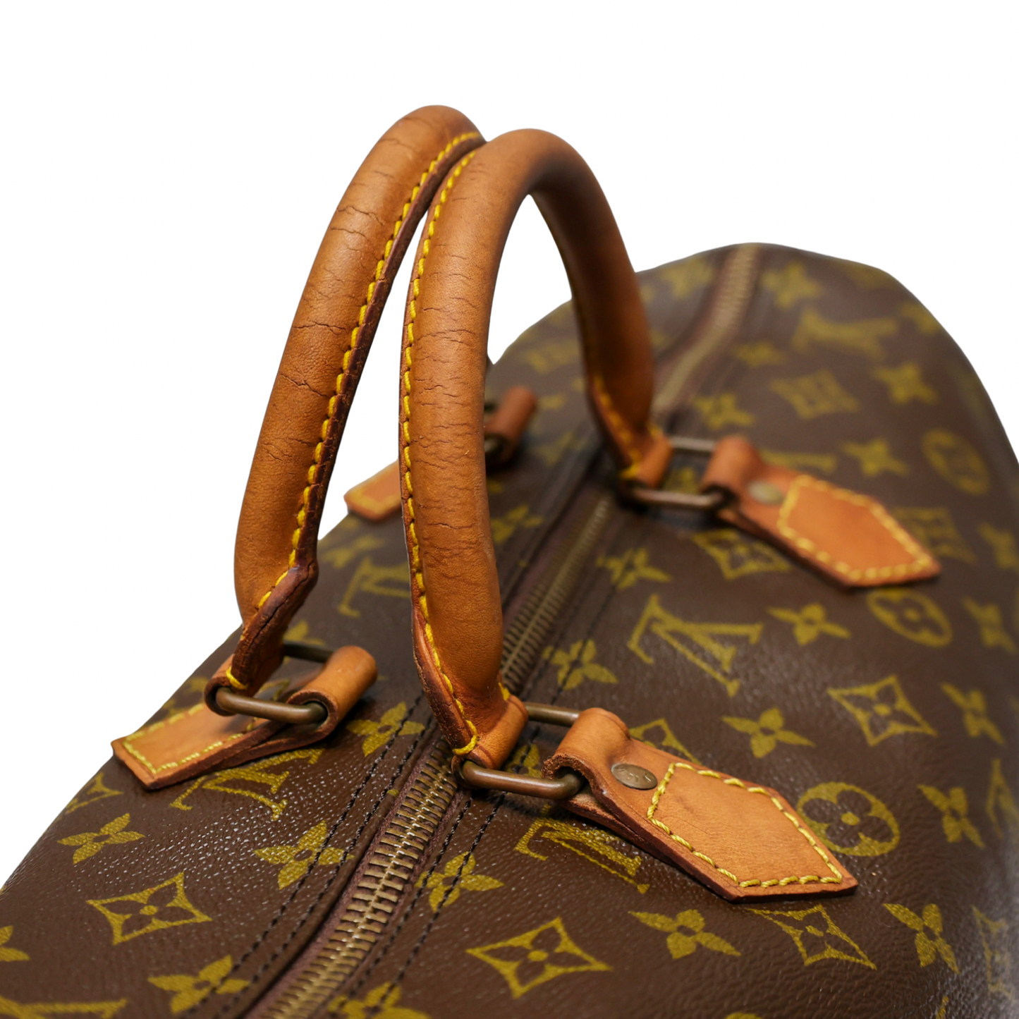 Louis Vuitton Speedy 35 Boston Bag Handbag Brown