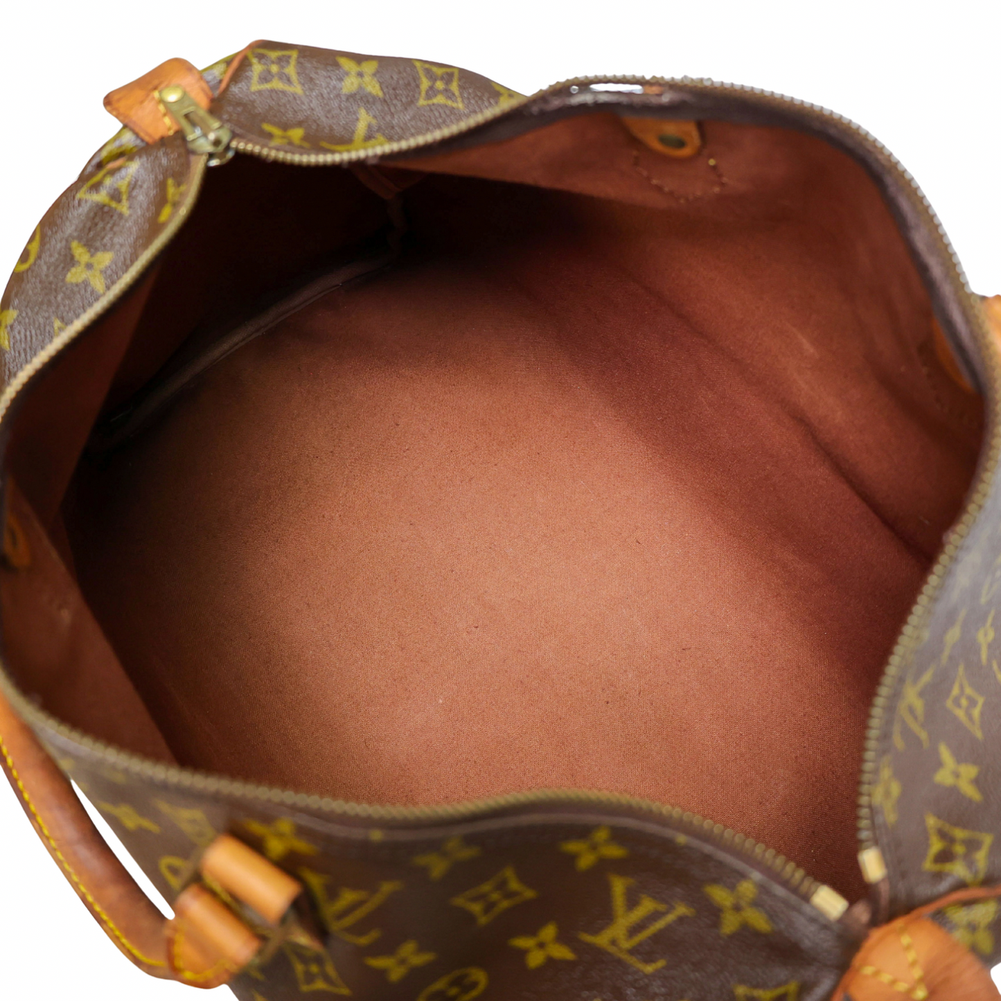 Louis Vuitton Speedy 35 Boston Bag Handbag Brown