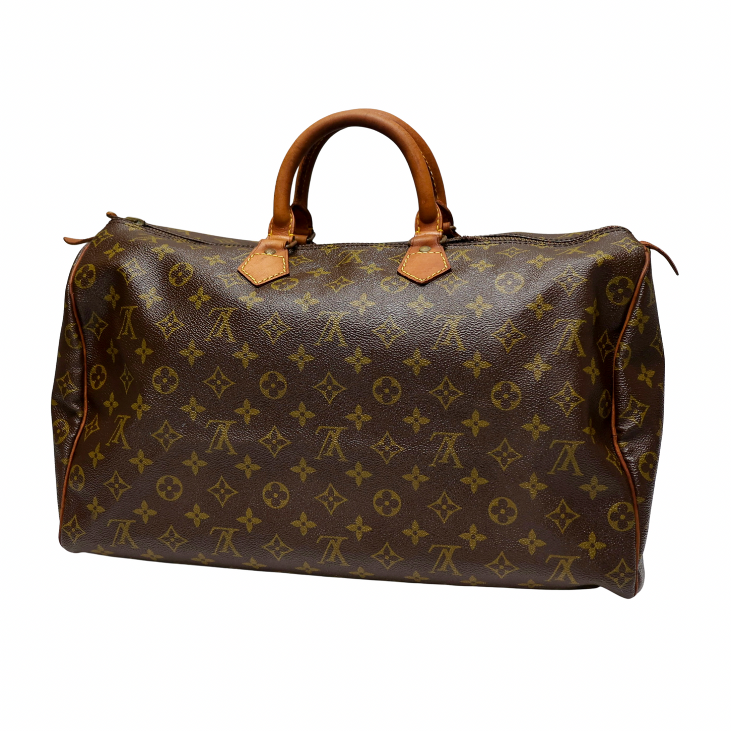 Louis Vuitton Speedy 35 Boston Bag Handbag Brown