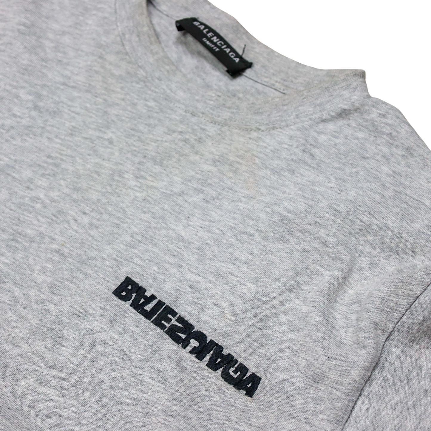 Balenciaga Turn Tilt Grey Tee Shirt