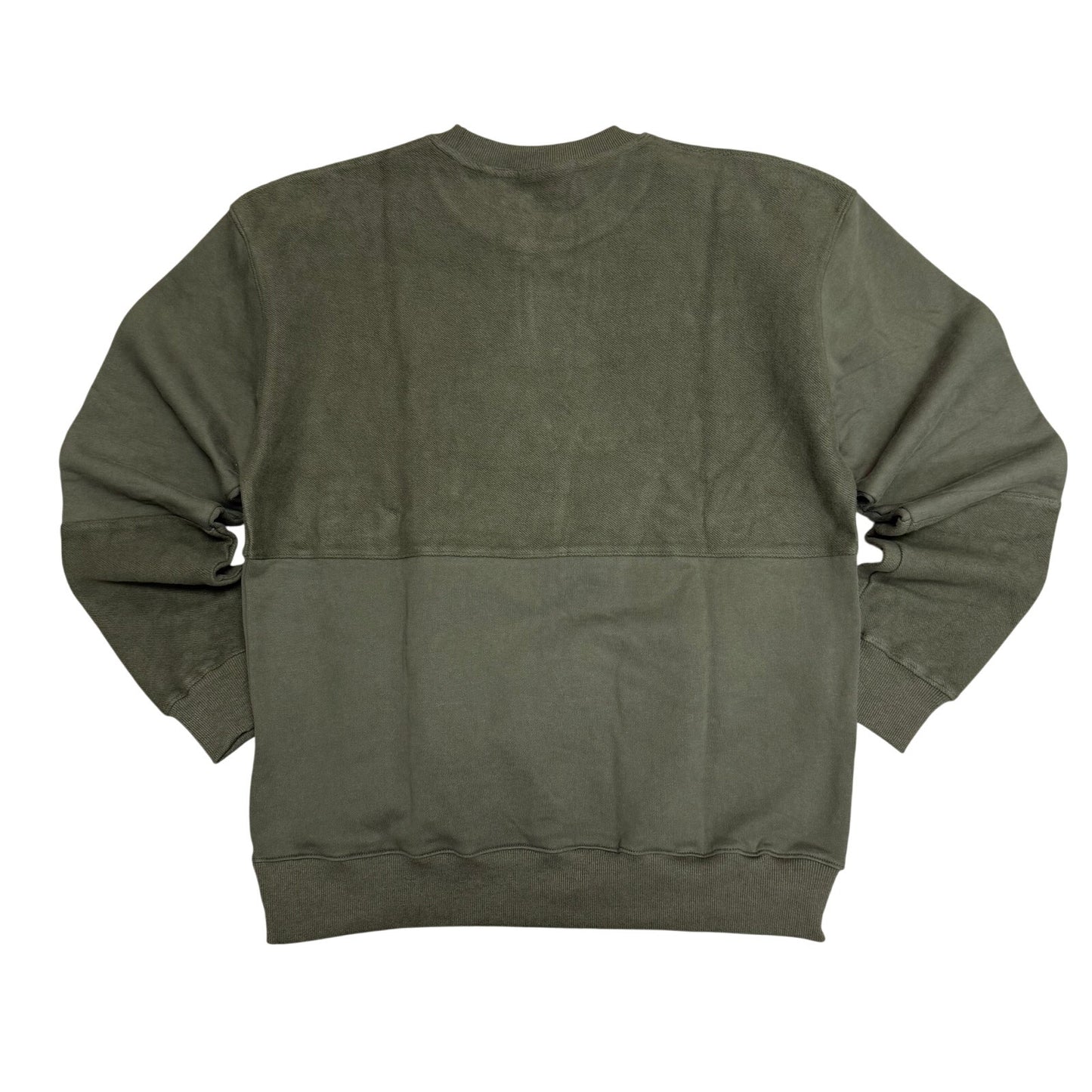 Kith Reverse Paneled Crewneck Olive Green