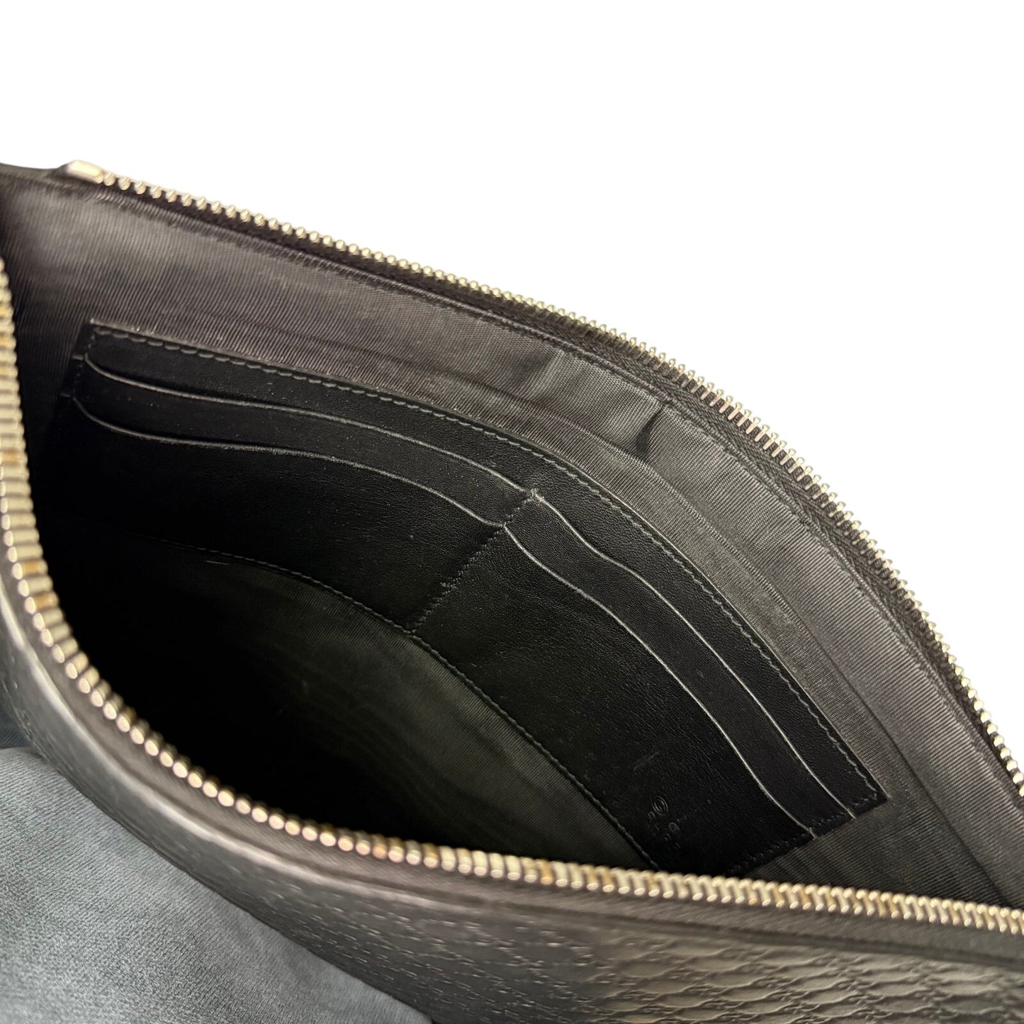 Gucci Microsima Monogram GG Clutch Bag