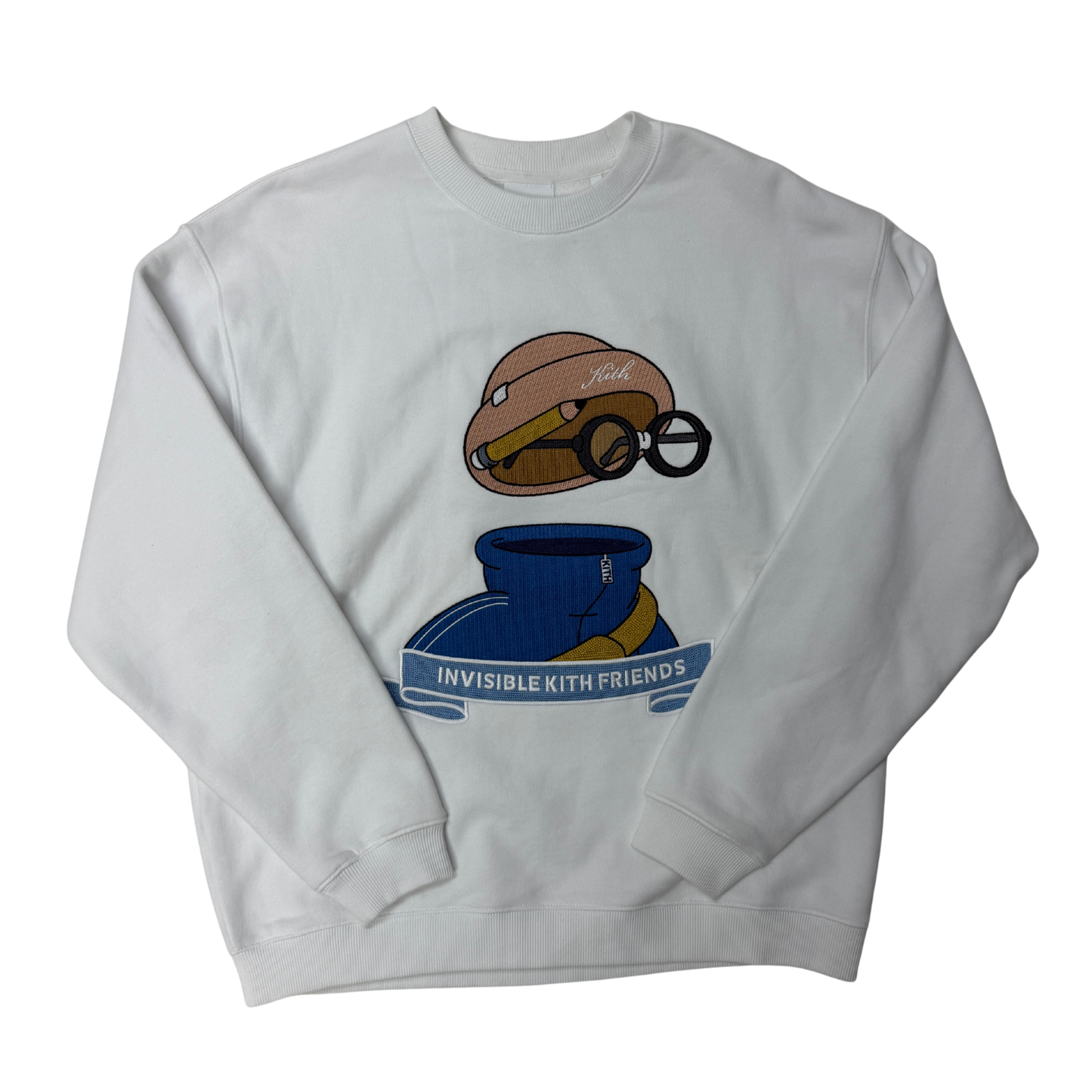 Kith x Invisible Friends Crewneck - White