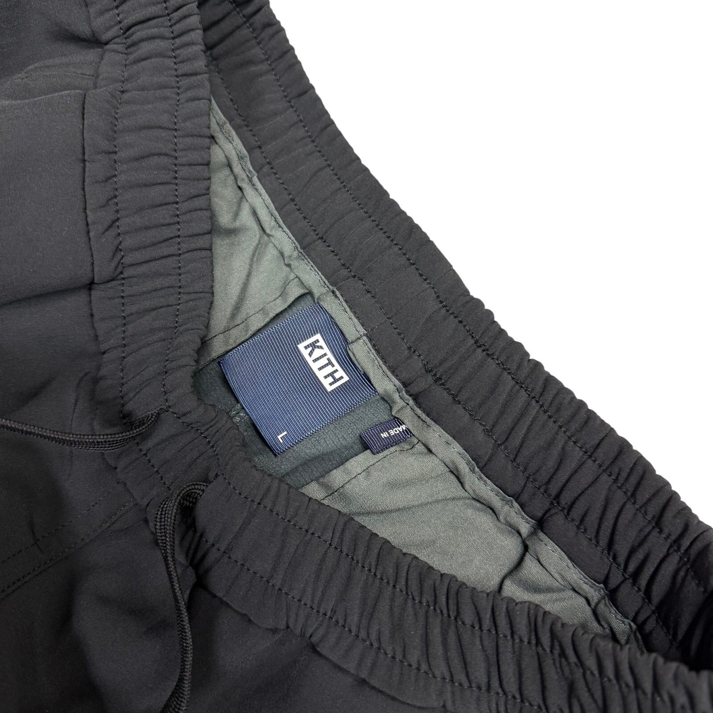Kith Nylon Track Pants Black
