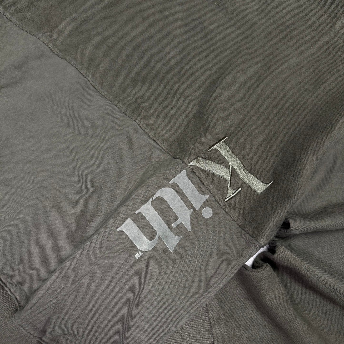 Kith Reverse Paneled Crewneck Olive Green