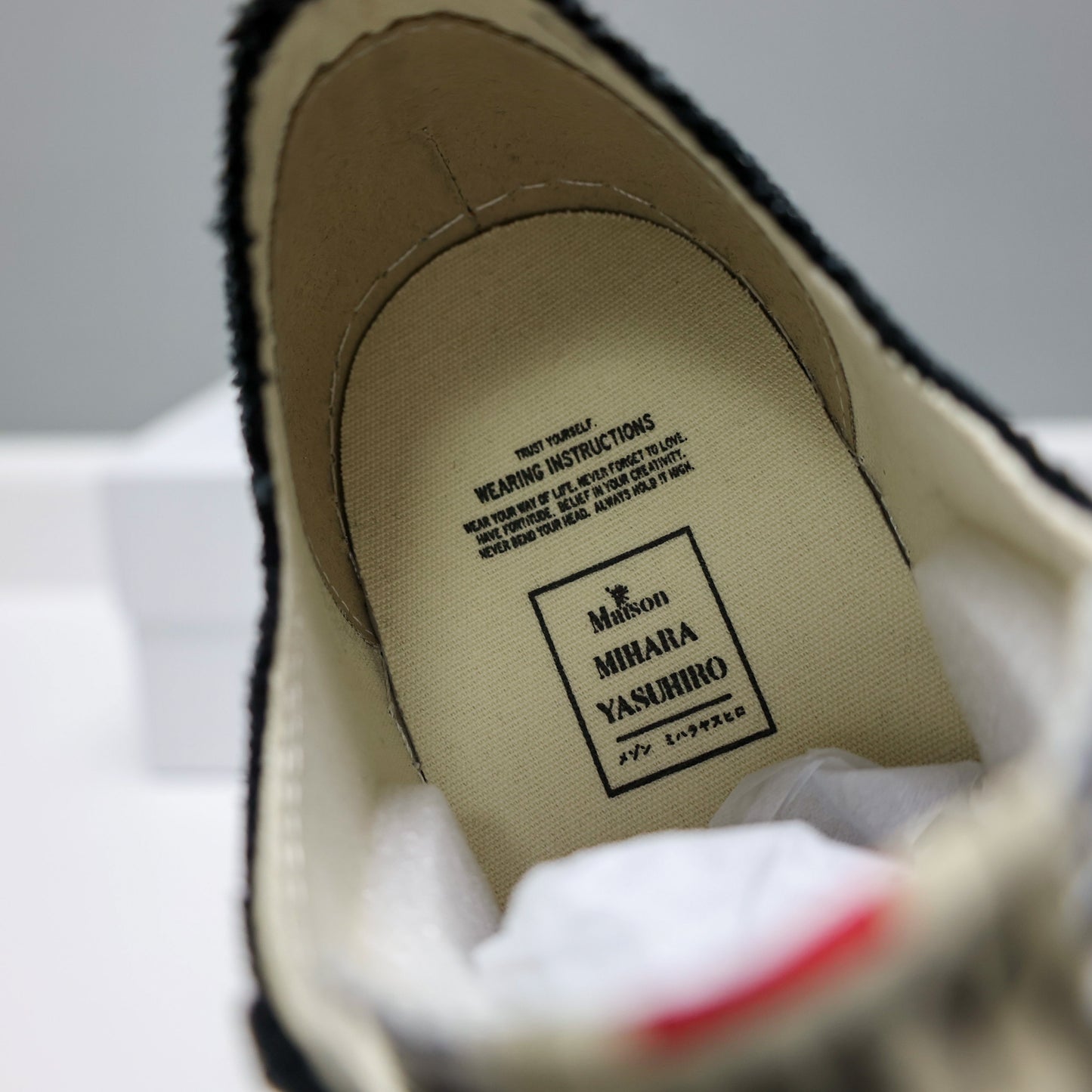 Maison Mihara Yasuhiro Hank OG Sole Canvas Low