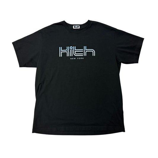Kith New York Techno Logo Tee Black