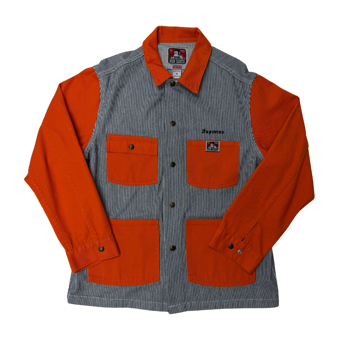 Supreme Ben Davis Chore Coat - Hickory Stripe