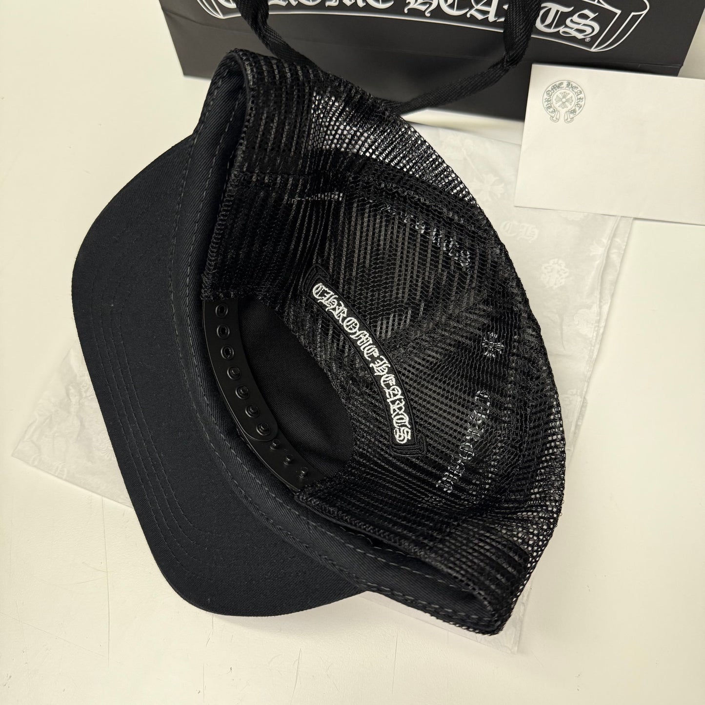 Chrome Hearts Cemetary Trucker Black