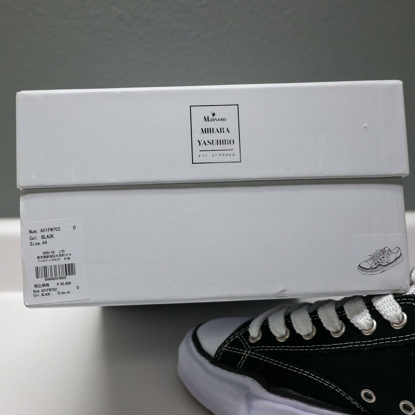 Maison Mihara Yasuhiro Peterson OG Sole Canvas Low