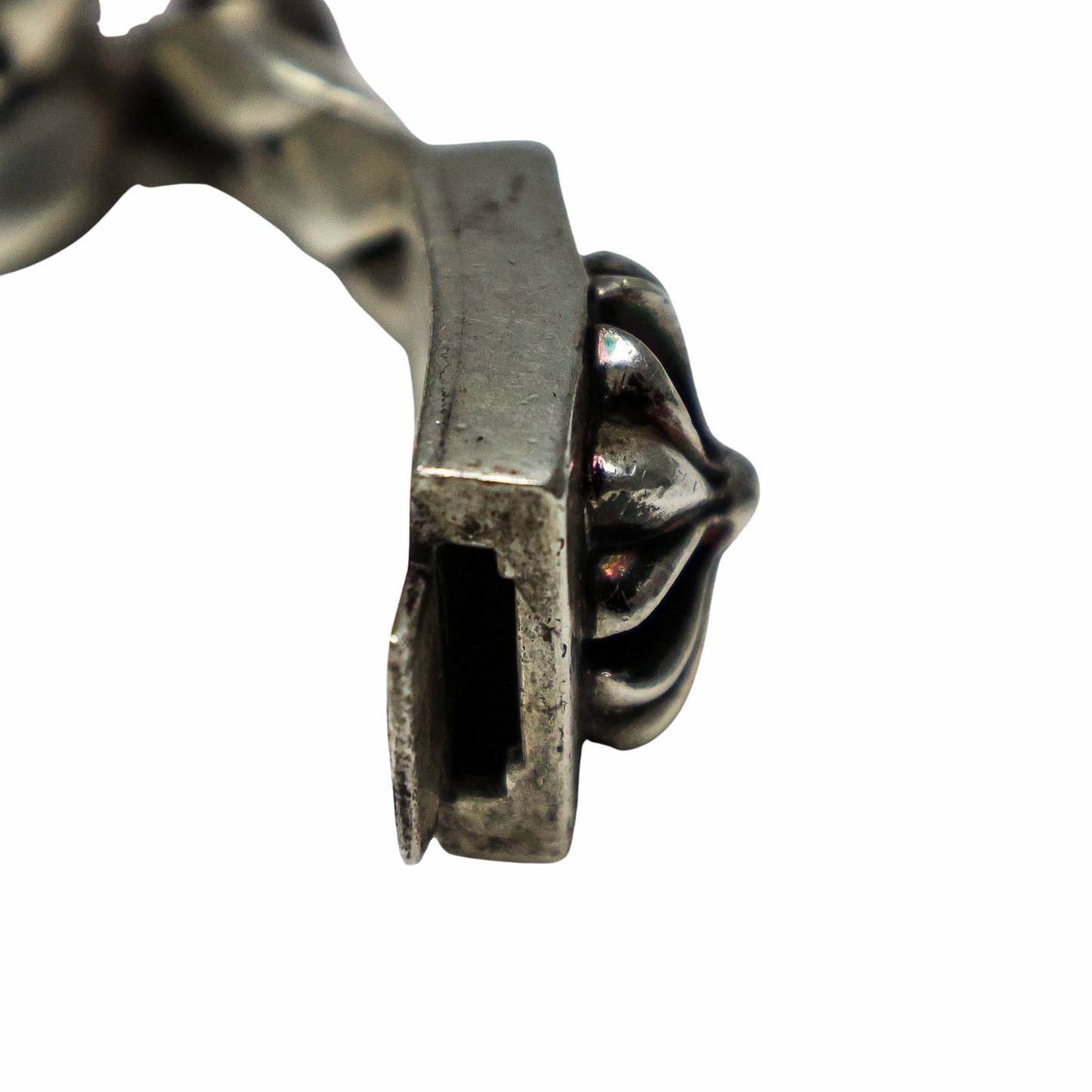 Chrome Hearts Large Fancy Link Plus Cross Box Bracelet