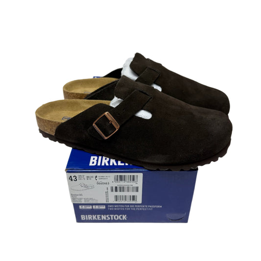 Birkenstock Boston Soft Footbed Suede Mocha
