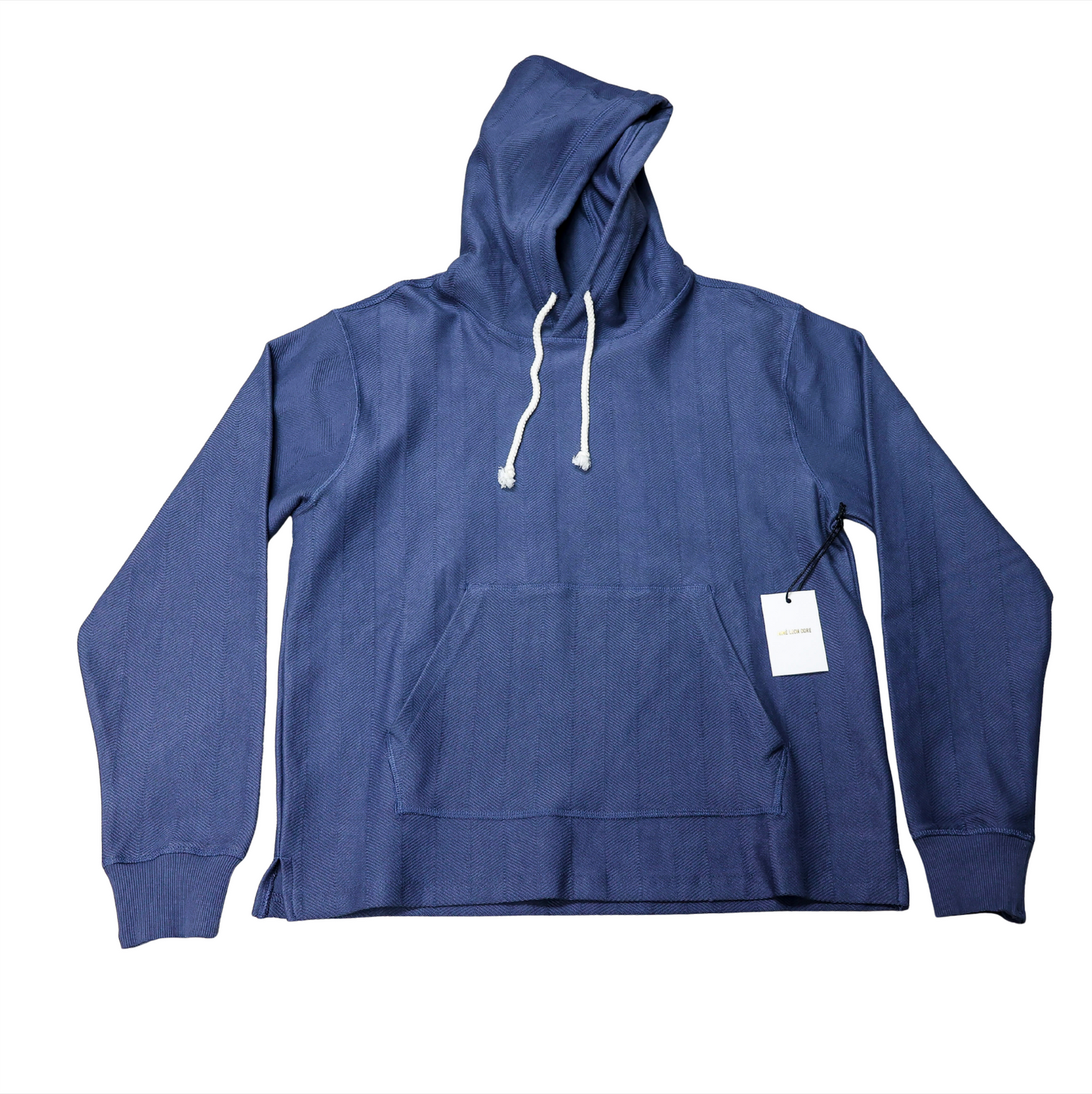 Aimé Leon Dore Herringbone Terry Uniform Hoodie 'Vintage Indigo'