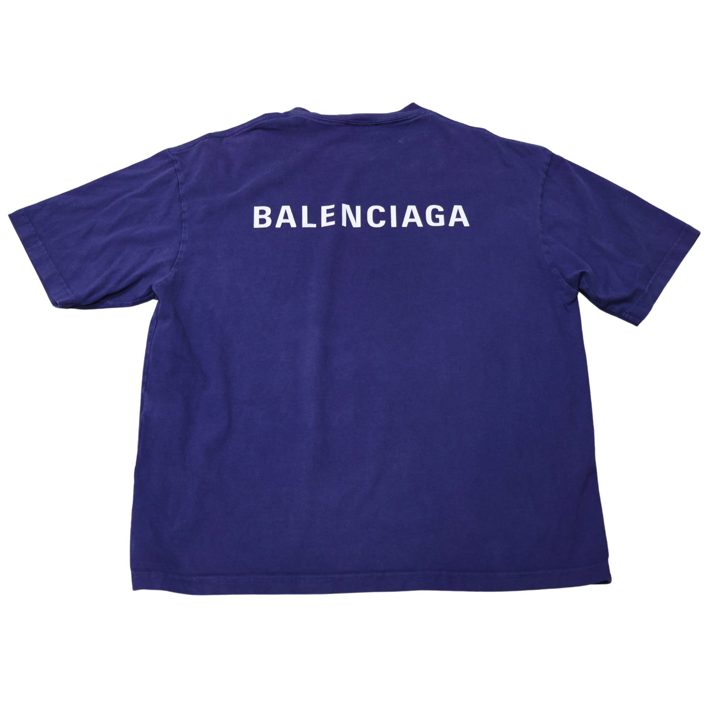 Balenciaga Balenciaga Logo Tee - Purple