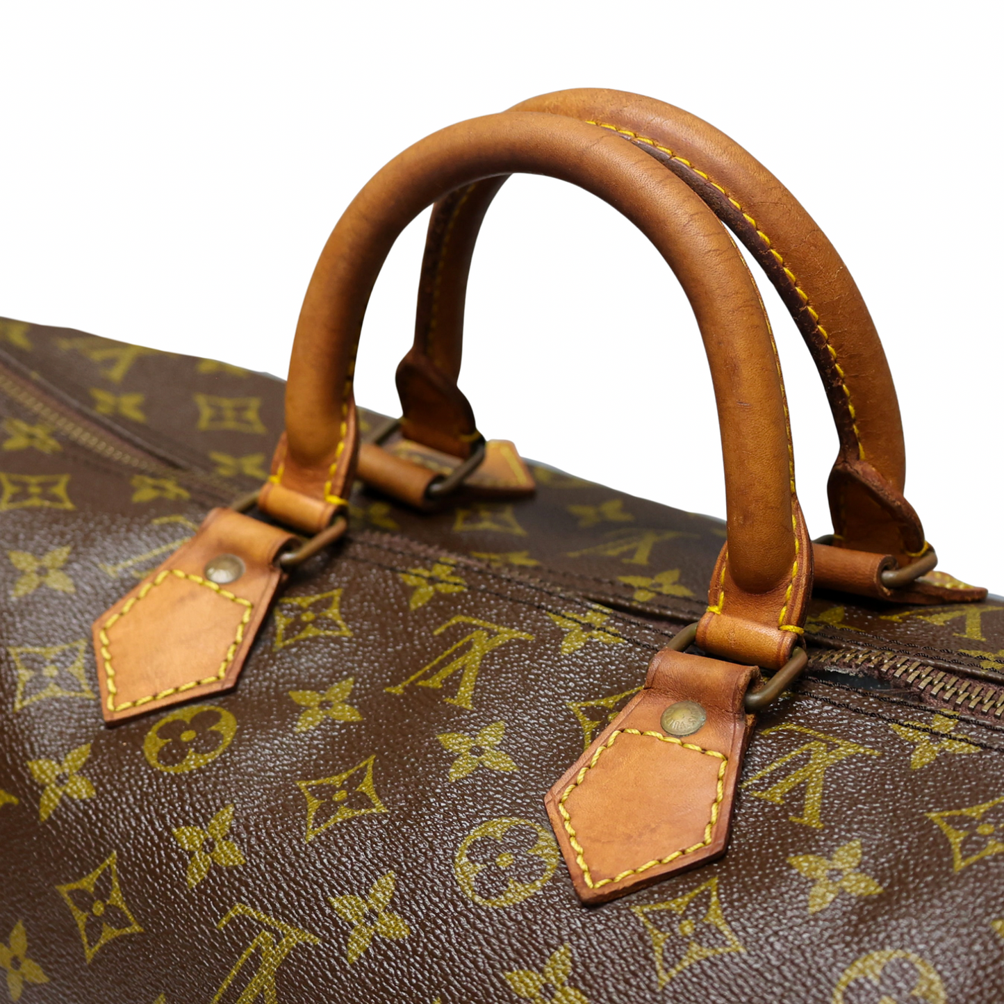 Louis Vuitton Speedy 35 Boston Bag Handbag Brown