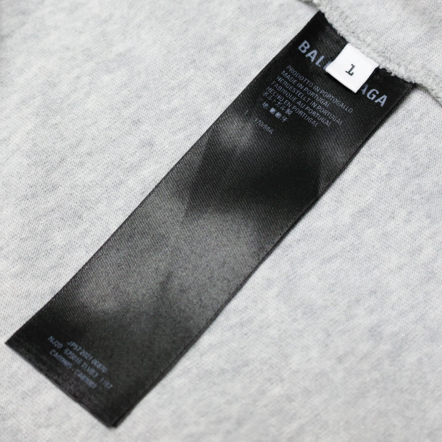 Balenciaga Turn Tilt Grey Tee Shirt