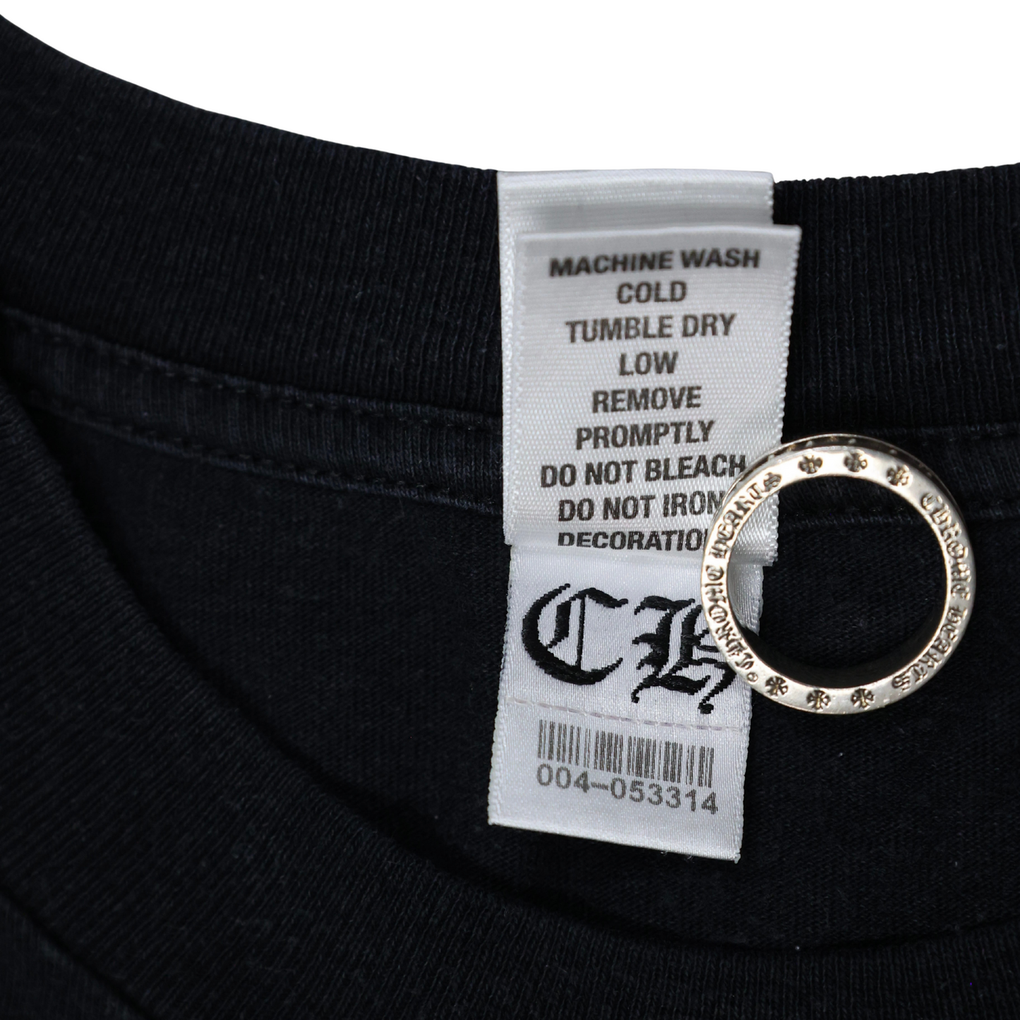 Vintage Chrome Hearts Scroll Logo Long Sleeve Tee