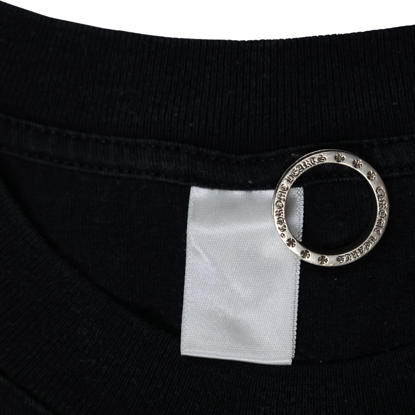 Vintage Chrome Hearts Scroll Logo Long Sleeve Tee