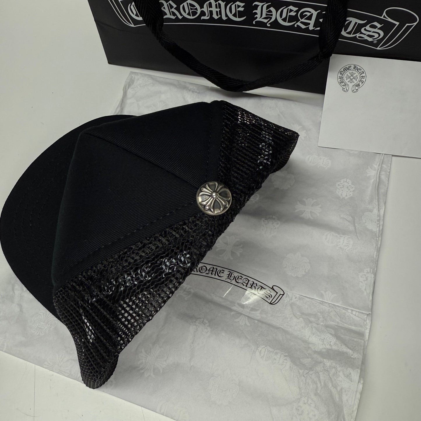 Chrome Hearts Cemetary Trucker Black