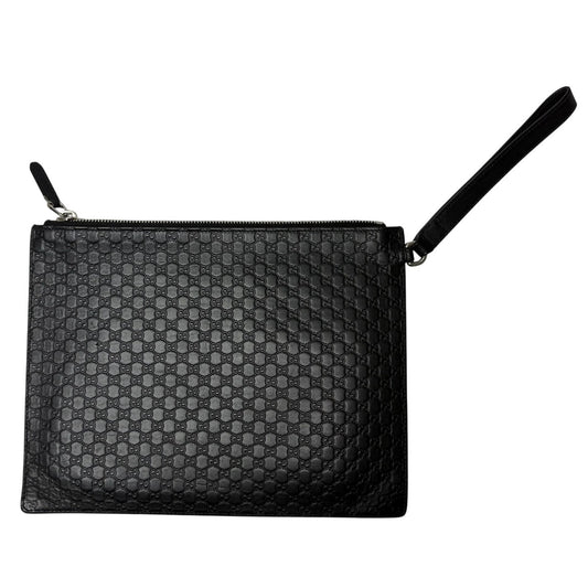 Gucci Microsima Monogram GG Clutch Bag