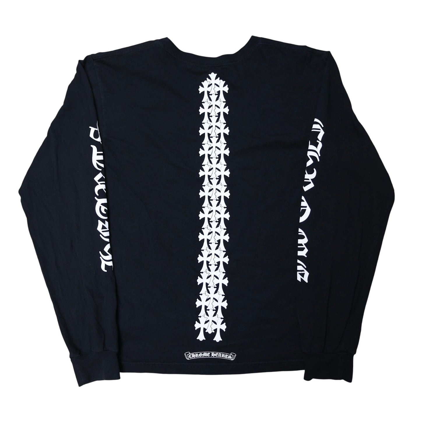 Chrome Hearts Cross Spine Logo Long Sleeve Shirt