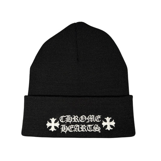 Chrome Hearts Embroidered Logo Beanie Black
